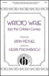 Watoto Waje SATB choral sheet music cover